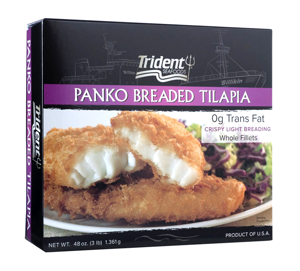 Trident Seafood Packaging Photography